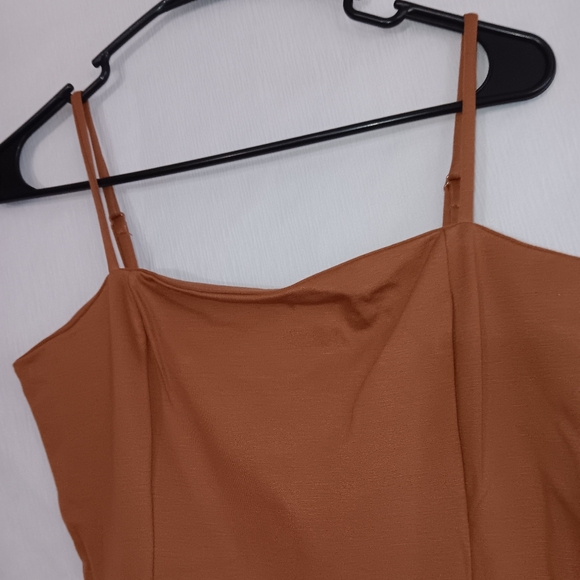 Short sleeveless brown dress size L from Altarid State brand - Picture 7 of 10